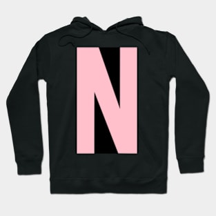 N letter Hoodie